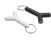 3,5 mm audio stéréo Y-Splitter 2 Femme 1 Adaptateur mâle Câble pour écouteurs