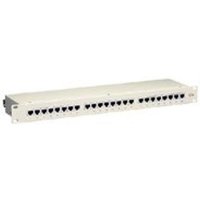 equip - Tableau de connexions - CAT 5e - UTP - RAL 7035 - 1U - 19" - 24 ports