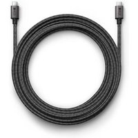 Câble USB-C vers USB-C KEF 8 m 100 W pour enceintes LSX2 LT ou Coda W Gris