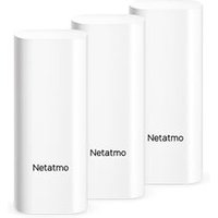 Pack de 3 détecteurs d'ouverture intelligents Netatmo pour portes et fenêtres Blanc