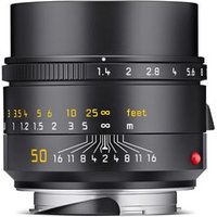 Objectif hybride Leica Summilux M 50mm f/1.4 ASPH finition adonisée noir