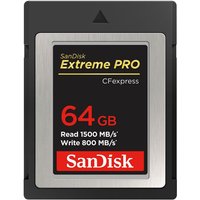Carte SD Type B SanDisk Extreme Pro CFexpress 64 Go Noir