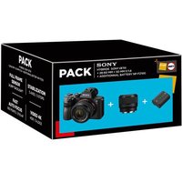 Sony a7 III ILCE-7M3 - Appareil photo numérique - sans miroir - 24.2 MP - Cadre plein - 4K / 30 pi/s - 2.1x zoom optique objectifs FE 28-60mm FE 28-60mm F/4-5.6 and 50mm F/1.8 - Wi-Fi, NFC, Bluetooth - noir