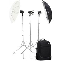 Kit de trois flash avec sac à dos Godox AD100Pro Noir + Accessories