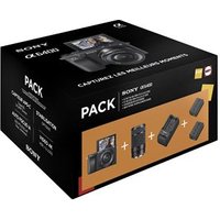 Pack Fnac Appareil photo Hybride Sony A6400 Noir + Objectif E PZ 16-50 mm f/3.5-5.6 OSS + Objectif E 55-210 mm f/4.5-6.3 OSS + chargeur externe + 2ème batterie