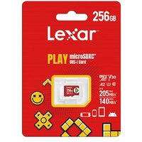 Carte mémoire Lexar microSDXC™ UHS-I Cards Play 256 Go Rouge
