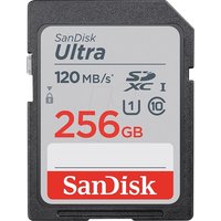 Carte mémoire SDXC SanDisk Ultra 256 Go Gris