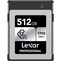 Carte mémoire CFexpress Lexar Professional Série Silver type B 512 Go Argent