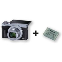 Compact pour Vlogging Canon PowerShot G7X Mark III Silver + 2éme batterie