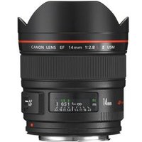 Objectif Reflex Canon EF 14mm f/2.8 L II USM Noir