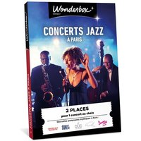 Coffret cadeau Wonderbox Concerts Jazz à Paris pour 2 personnes