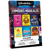 Coffret cadeau Wonderbox Comédies musicales à Paris pour 2 personnes