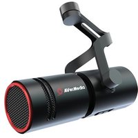 Microphone Dynamique AVerMedia MIC 330 AM330 pour streamers et créateurs de contenu Noir et Rouge