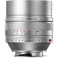 Objectif hybride Leica Noctilux-M 50mm f/0.95 ASPH. Argent Anodisé