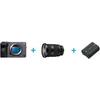 Caméra vidéo plein format Sony Alpha FX3 nu anthracite + Objectif hybride Sony FE 24-70mm f/2.8 GM II noir + Batterie Sony NP-FZ100 pour ZV-E1, A7RV, FX30, A7IV, FX3, A7C, A7III, A7SIII, A9II