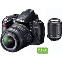 Nikon D3000 + 2 Obj. Nikon AF-S DX VR : 18 - 55 mm f/3.5 - 5.6 G + 55 - 200 mm f/4.0 - 5.6