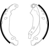 A.B.S. Bremsbackensatz hinten rechts links  für RENAULT DACIA 7701205758 8671020708 9092 A.B.S. Bremsbackensatz hinten rechts links  für RENAULT DACIA 7701205758 8671020708 9092