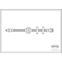 CORTECO Bremsschlauch vorne rechts links  für FIAT LANCIA 46454003 71736924 19018564 CORTECO Bremsschlauch vorne rechts links  für FIAT LANCIA 46454003 71736924 19018564