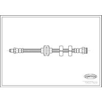 CORTECO Bremsschlauch vorne rechts links  für ALFA ROMEO FIAT 46554126 46784455 19027929 CORTECO Bremsschlauch vorne rechts links  für ALFA ROMEO FIAT 46554126 46784455 19027929