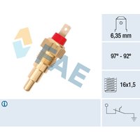 FAE Temperaturschalter, Kühlerlüfter  für STANDARD AUTOMOBILE MAZDA FORD E92Z10884B F1JY10884A E301-18-840A 37610 FAE Temperaturschalter, Kühlerlüfter  für STANDARD AUTOMOBILE MAZDA FORD E92Z10884B F1JY10884A E301-18-840A 37610
