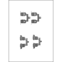 TRISCAN Zubehörsatz, Scheibenbremsbelag hinten rechts links  für NISSAN RENAULT 8105 141602 TRISCAN Zubehörsatz, Scheibenbremsbelag hinten rechts links  für NISSAN RENAULT 8105 141602