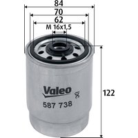 VALEO Kraftstofffilter  84mm für VOLVO 31261191 8683212 31261190 587738 VALEO Kraftstofffilter  84mm für VOLVO 31261191 8683212 31261190 587738