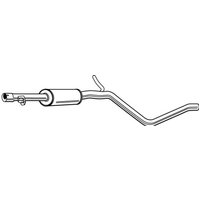 VEGAZ Mittelschalldämpfer  für DACIA 6001547674 RS-391 VEGAZ Mittelschalldämpfer  für DACIA 6001547674 RS-391