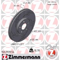 ZIMMERMANN Bremsscheibe vorne links innenbelüftet 335mm für MINI BMW 34116865711 34106881045 34106891081 150.2939.54 ZIMMERMANN Bremsscheibe vorne links innenbelüftet 335mm für MINI BMW 34116865711 34106881045 34106891081 150.2939.54