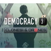 Democracy 3 - Clones and Drones DLC PC Steam CD Key
