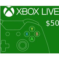 XBOX Live $50 Prepaid Card CA