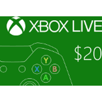 XBOX Live $20 Prepaid Card US