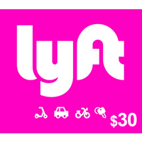 LYFT $30 Gift Card US