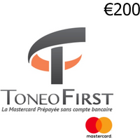 Toneo First Mastercard EUR 200 Gift Card FR