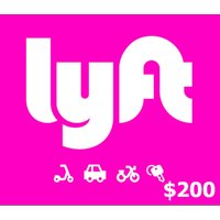 LYFT $200 Gift Card US