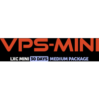 VPS - LXC Mini 30 Days - Medium Package Code
