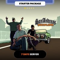 SA-MP 7 days Private Server - Starter Package Code
