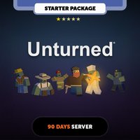 Unturned 90 days Private Server - Starter Package Code