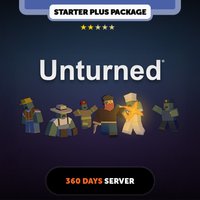 Unturned 360 days Private Server - Starter Plus Package Code