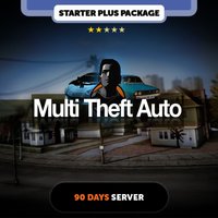 Multi Theft Auto 90 days Private Server - Starter Plus Package Code