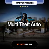 Multi Theft Auto 90 days Private Server - Starter Package Code