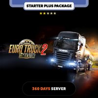 Euro Truck Simulator 2, 360 days Private Server - Starter Plus Package Code