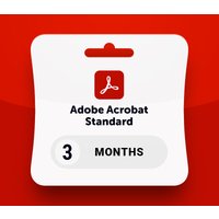 Adobe Acrobat Standard - 3 Months Subscription Key