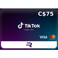 Rewarble TikTok CAD 75 Gift Card