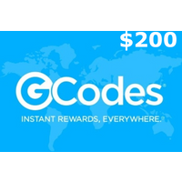 GCodes® Global Retail $200 Gift Card US