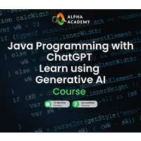 Java Programming with ChatGPT Learn using Generative AI Alpha Academy Code