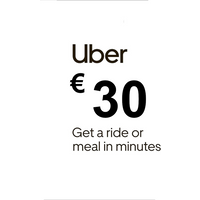 Uber EUR 30 Gift Card EU