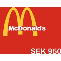 Mcdonalds SEK 950 Gift Card SE