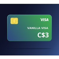 Vanilla VISA C$3 CA