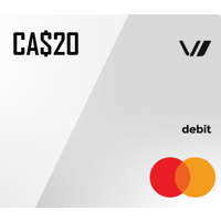 Prepaid Mastercard CAD 20 Gift Card CA