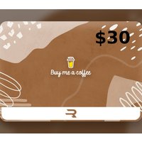 Rewarble Buy Me a Coffee USD 30 Gift Card